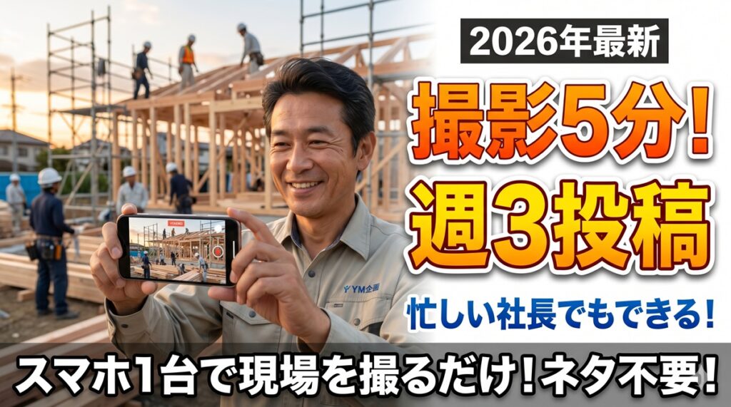 スマホ１台でSNS運用