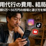 SNS運用代行の費用相場を調べる中小企業の経営者