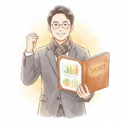 提案書を手にする営業担当者