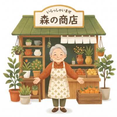 笑顔の店舗オーナー