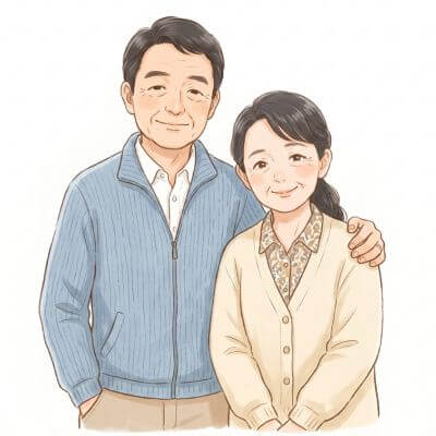 温かい笑顔で迎えるYM企画の代表夫婦