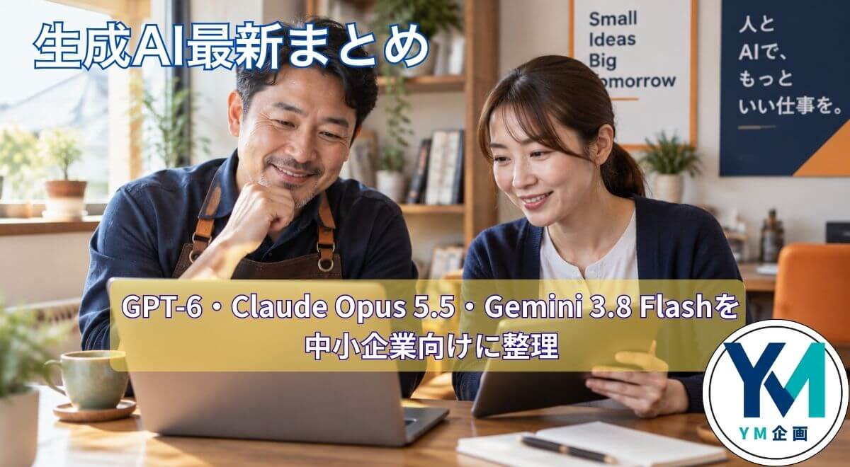 ノートPCとタブレットで最新の生成AIを見比べる日本人の経営者
